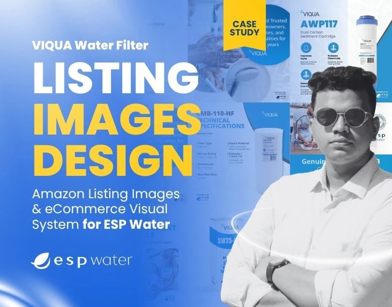 Amazon listing images for ESP Water and VIQUA filters