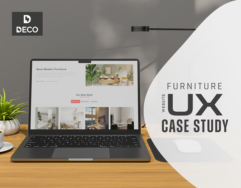 DECO furniture ecommerce website UX case study
